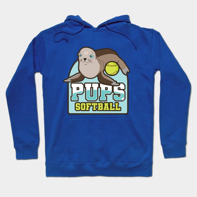 Pups Slowpitch Hoodie by jkwatson5